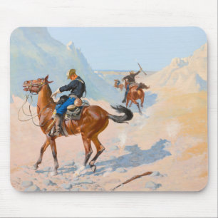 Tapis De Souris Frederic Remington - The Advance-Guard, or The Mil
