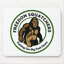 Tapis de souris Freedom Squatchers "Big Foot Down"