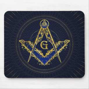 Tapis De Souris Freemasonry symbol Square and Compasses