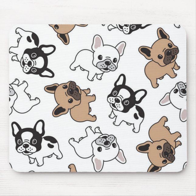 Tapis De Souris French Bulldog, Accessoires Français (Devant)