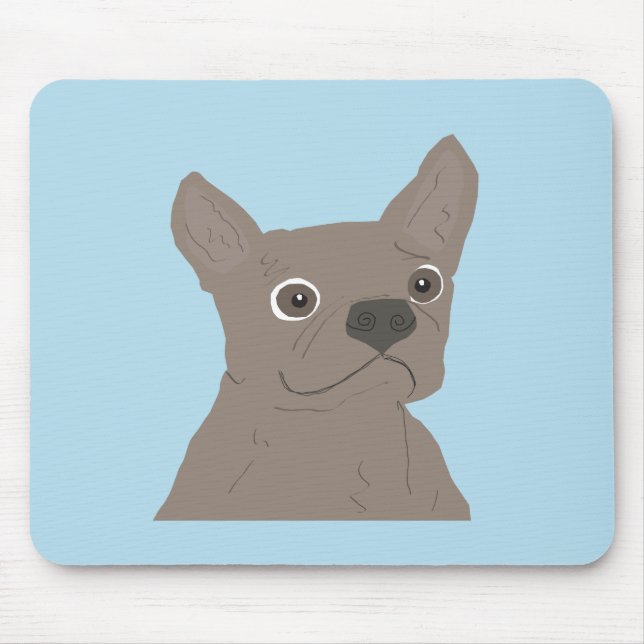 Tapis De Souris Frenchie, (Devant)