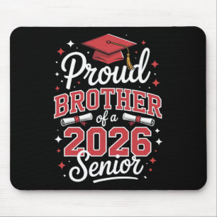 Tapis De Souris Frère aîné fier d'un diplômé senior 2026