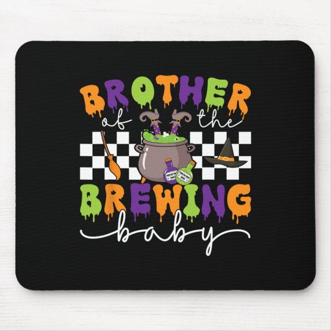 Tapis De Souris Frère De La Brasserie Par Halloween Hommes Femmes  (Devant)