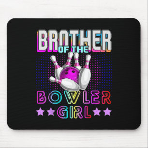Tapis De Souris Frère Du Bowler Girl Matching Family Bowling