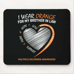 Tapis De Souris Frère En Droit Sclérose Multiples Vêtements Mme Aw