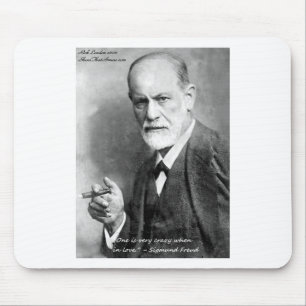 Tapis De Souris Freud Crazy Lovers Lovers Citer Cartes Cadeaux Etc