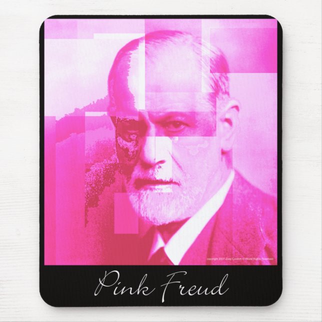 Tapis De Souris Freud rose original Mousepad (Devant)
