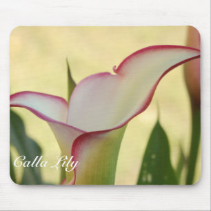 Tapis De Souris Fringe rouge Calla Lily