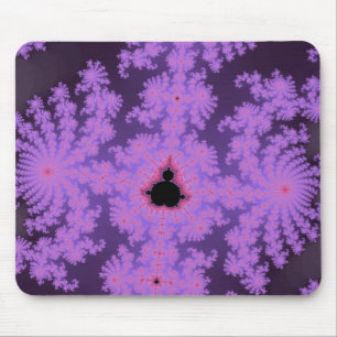 Tapis De Souris Frondes roses Mousepad