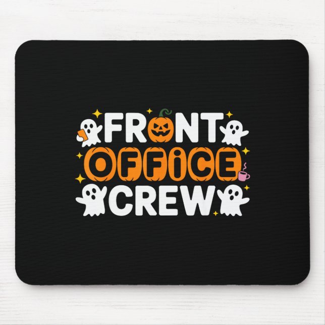 Tapis De Souris Front Office Crew Pumpkin Office Staff Soky Hallow (Devant)