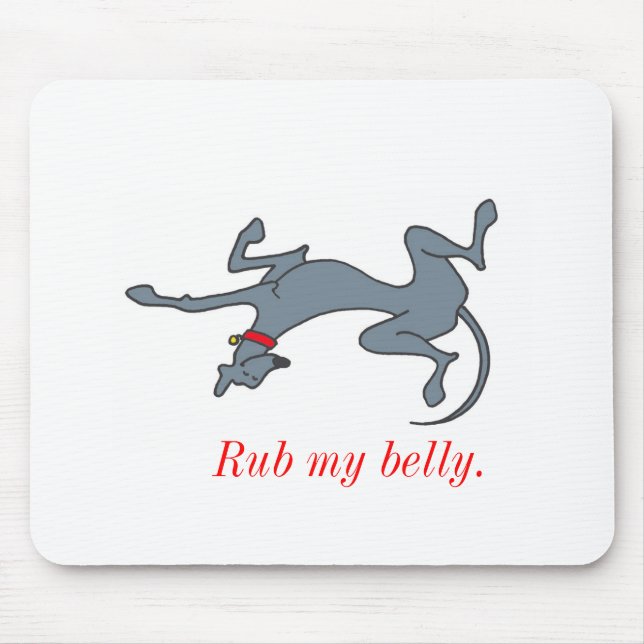 Tapis De Souris Frottez mon mousepad de ventre (Devant)