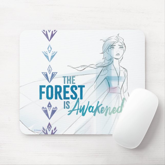 Tapis De Souris Frozen 2 : La Forêt Est Éveillée (Avec souris)