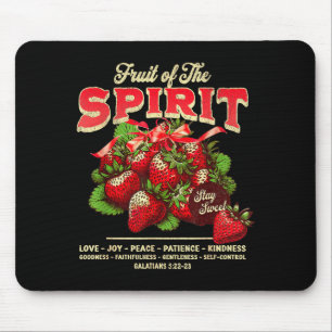 Tapis De Souris Fruit de l'Esprit Verset Biblique Chrétien Religie