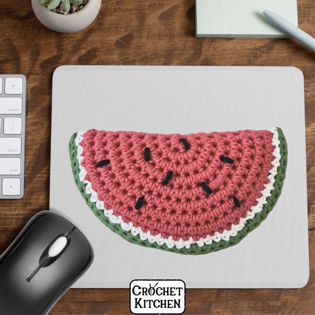 Tapis De Souris Fruit de pastèque Grandma Vibe Crochet (Créateur téléchargé)