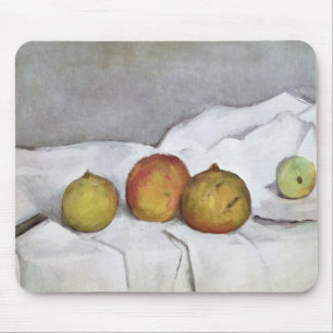 Tapis De Souris Fruit de Paul Cezanne sur un tissu, c.1890