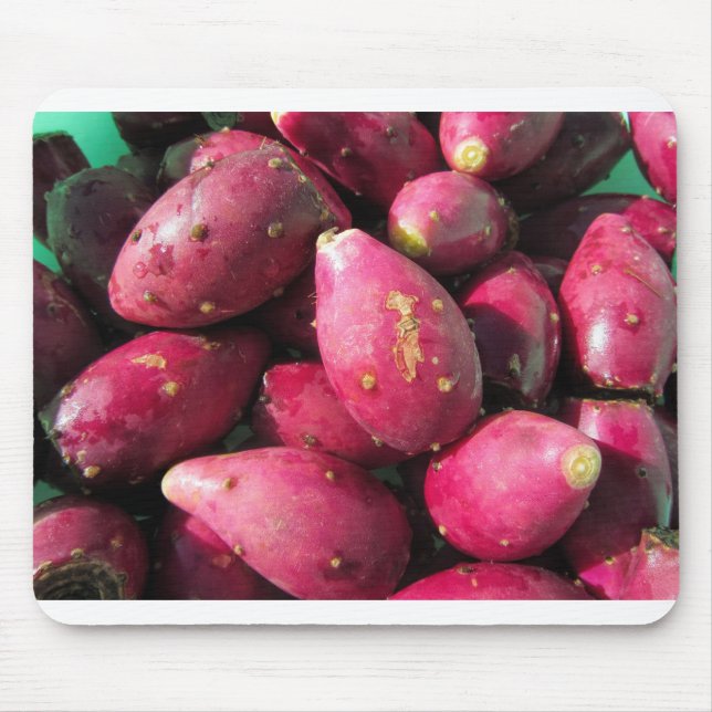 Tapis De Souris Fruit rouge lumineux de figuier de barbarie (Devant)