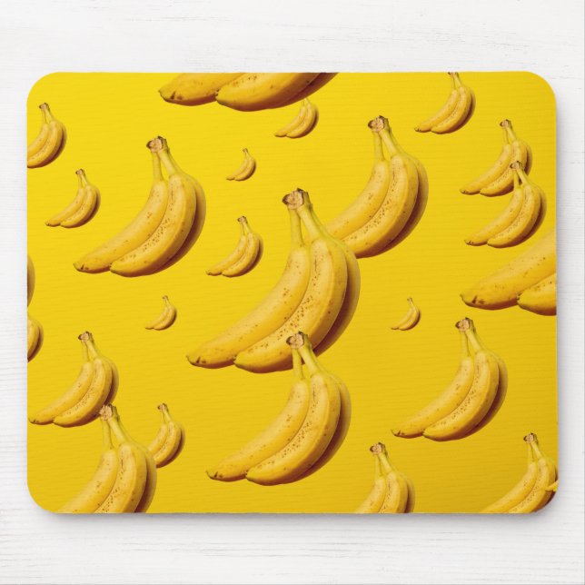 Tapis De Souris Fruits à la banane jaune (Devant)
