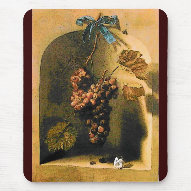 Tapis De Souris FRUITS DE SAISON -PROSPÉRITÉ jaune vert (Devant)