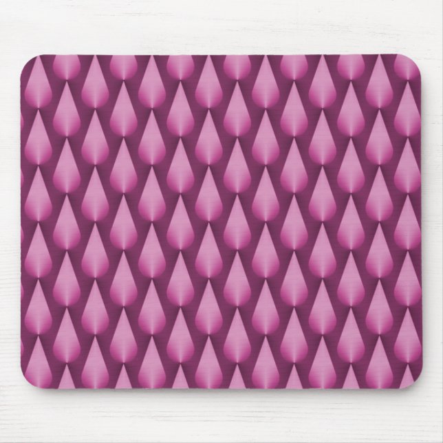 Tapis De Souris Fuchsia Dazzling Raindrops Mousepad (Devant)