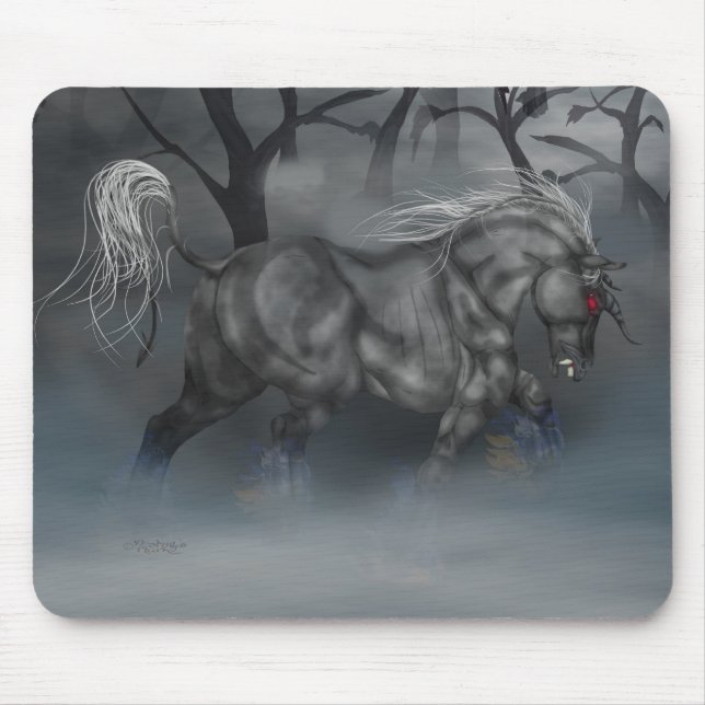 Tapis De Souris Fumée de jument de nuit (Devant)