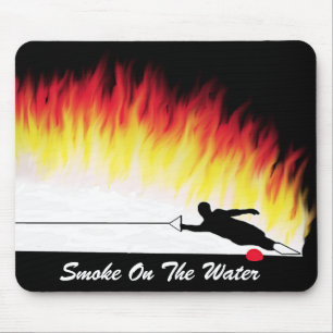 Tapis De Souris "Fumée ski d'eau sur eau" Mousepad