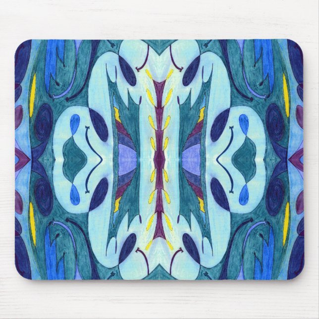 Tapis De Souris Fumes bleues (Devant)