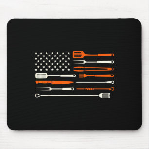Tapis De Souris Fumeur de barbecue barbecue chef outils de grillad