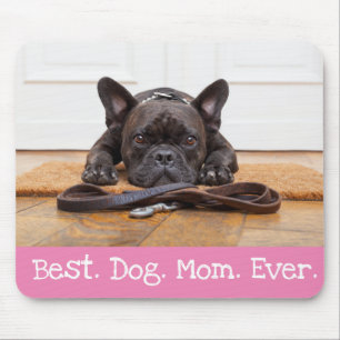 Tapis De Souris Fun Dog Photo Personnalisée Meilleur Chien Maman J