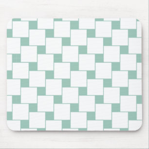 Tapis De Souris Fun tissé Carré Mint Green