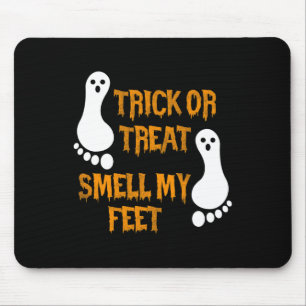 Tapis De Souris Fun Trick ou Treat odore mes pieds Halloween