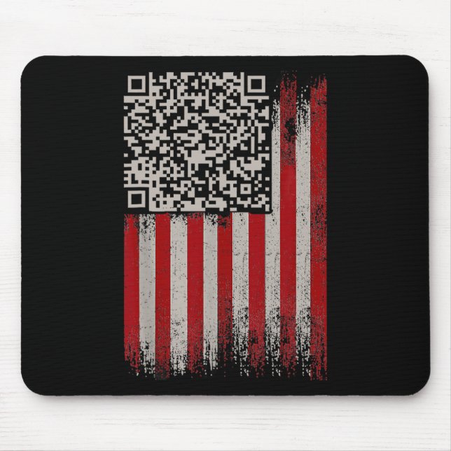 Tapis De Souris Funky Qr Trump Dancing Code (Devant)
