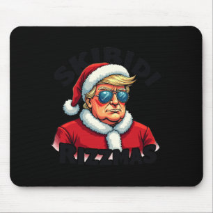 Tapis De Souris Funky Trump Noël Père Noël Trump Skibidi Ri