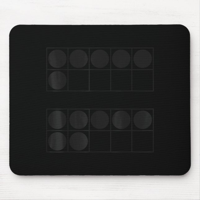 Tapis De Souris Funny 6 7 Number Teachers Students Six Seven Meme  (Devant)