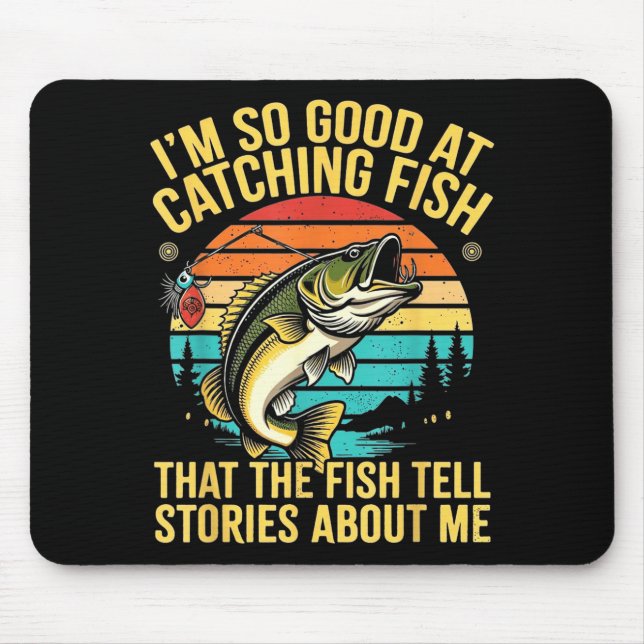 Tapis De Souris Funny B Fishing Quote Angler Snnerbait Lure Humor  (Devant)