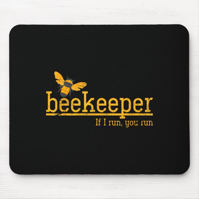 Tapis De Souris Funny Bee Hive Honey Lover Gift Beekeeper  (Devant)