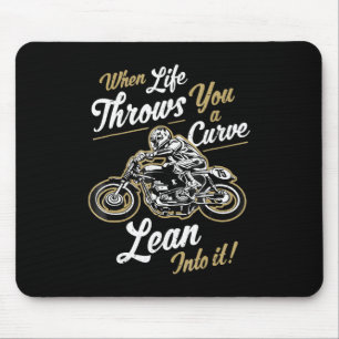 Tapis De Souris Funny Biker cite un cadeau de moto sarcastique