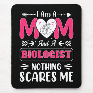Tapis De Souris Funny Biologiste Maman, Biologiste Maman Funny