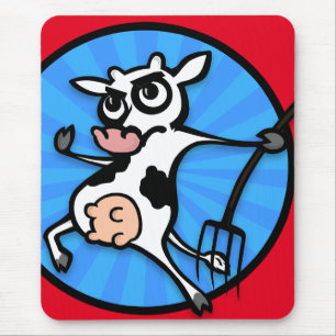 TAPIS DE SOURIS FUNNY CARTOON VACHE MOUSE PAD