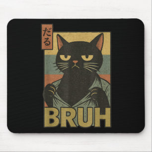Tapis De Souris Funny Chat Bruh Ado Garçons Filles Hommes Femmes M