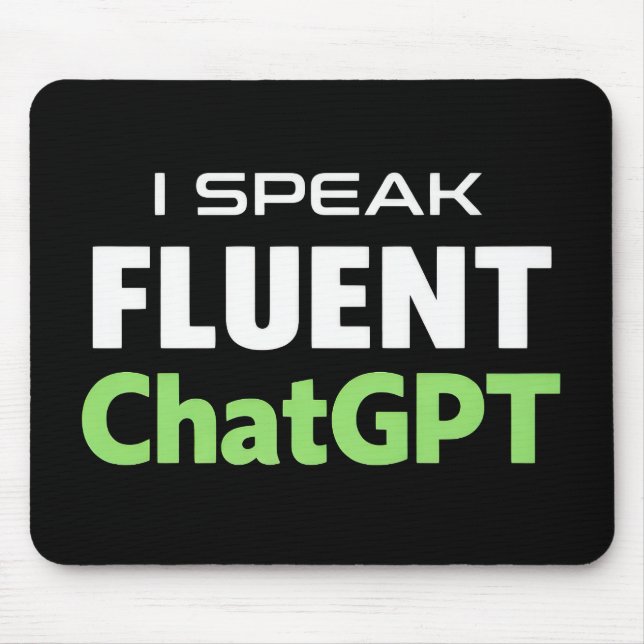 Tapis De Souris Funny ChatGPT (Devant)