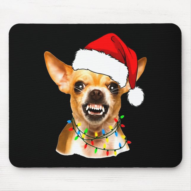 Tapis De Souris Funny Chihuahua Christmas Shirt For Dog Lovers Wom (Devant)