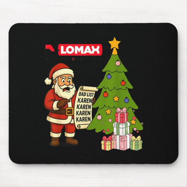Tapis De Souris Funny Christmas  (Devant)