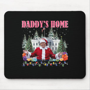 Tapis De Souris Funny Daddy's Home Trump Pink 2024 Take America Ba