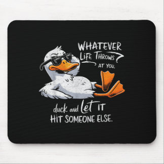 Tapis De Souris Funny Duck Shirt Drôle Citation Tee - shirts Graph