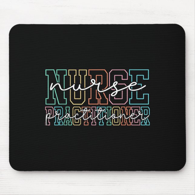 Tapis De Souris Funny Family Nurse Practitioner Np Nursing Day Nur (Devant)