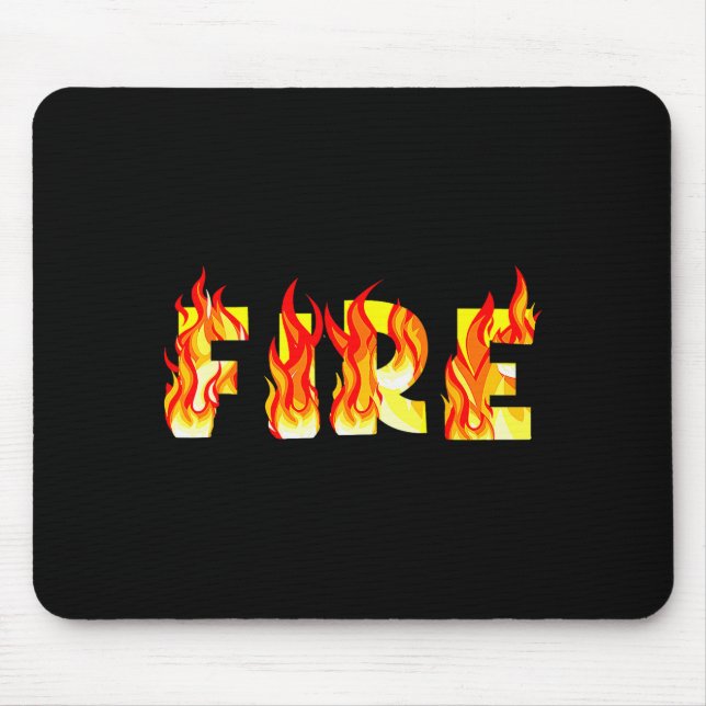 Tapis De Souris Funny Fire And Ice Fire Couple Diy Costume Hallowe (Devant)