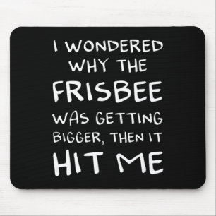 Tapis De Souris Funny Frolf Disc Golf puis ça m'a frappé Sket Tree