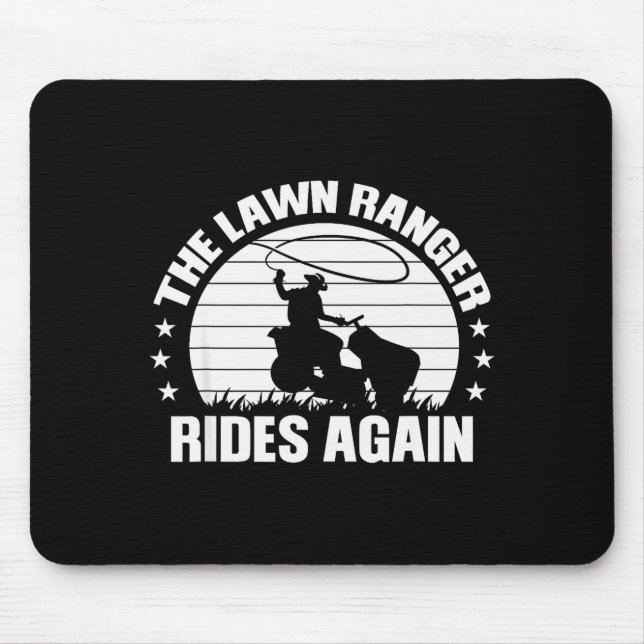 Tapis De Souris Funny Garden And Mow Fields Sayings The Lawn Range (Devant)