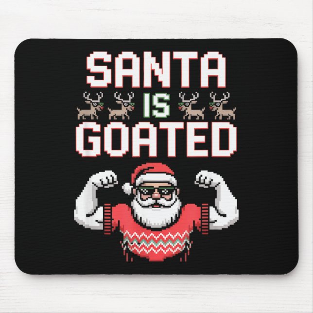 Tapis De Souris Funny Gen Alpha Gen Z Slang Funny Christmas Sweate (Devant)