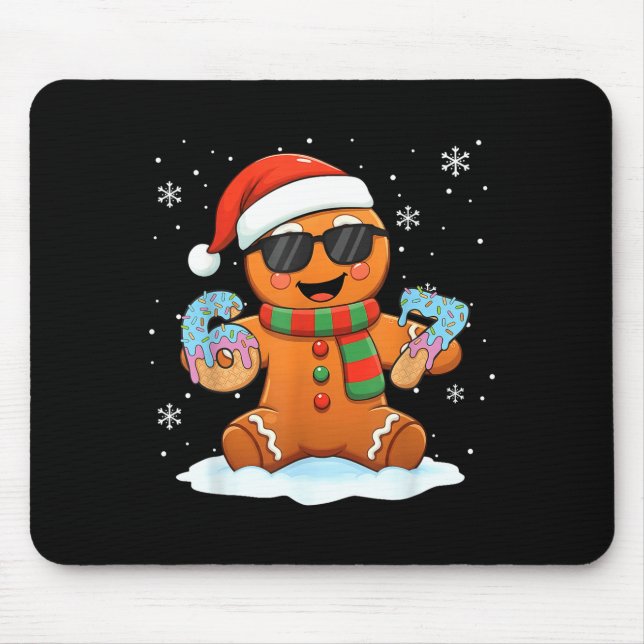 Tapis De Souris Funny Gingerbread Six Seven 67 Ice Cream Drip Chri (Devant)